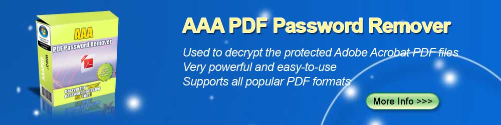 AAA PDF Password Remover