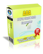 AAA PDF to Text Converter